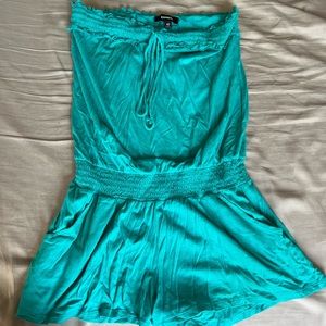 Teal Express romper